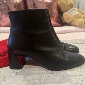 Christian Louboutin Turela 55 Leather Ankle Boots